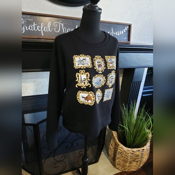 Karl Lagerfeld Black Sweatshirt - Picture 5 of 11